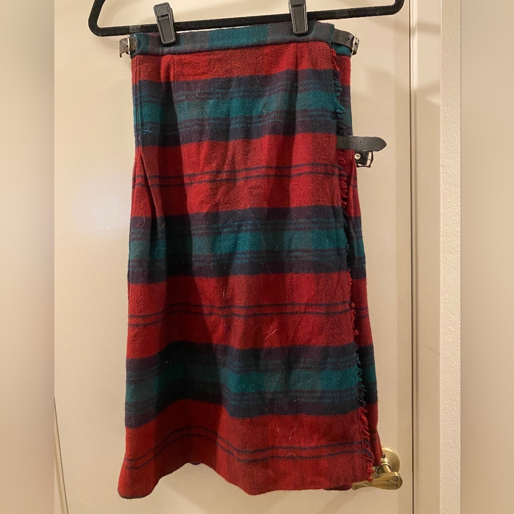 Laird Portch of Scotland cashmere kilt VINTAGE